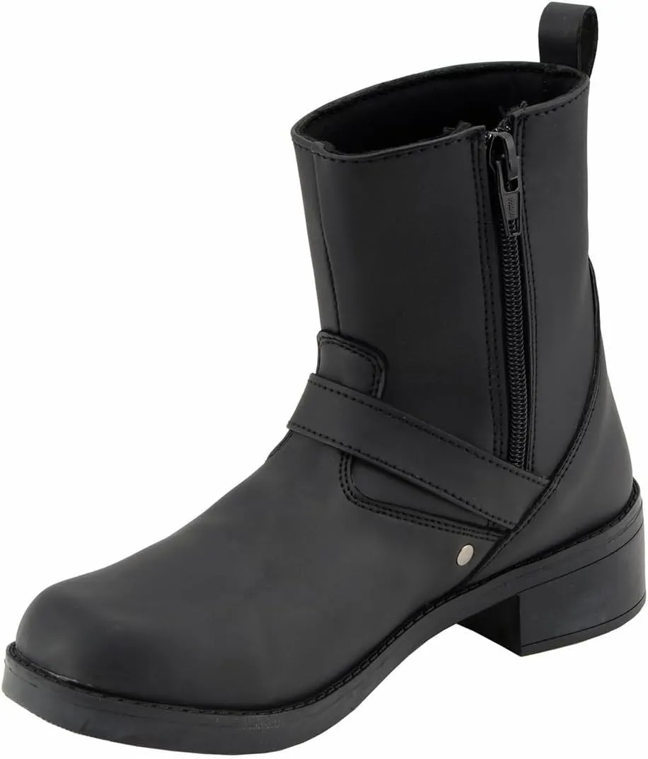 Milwaukee Leather MBK9295 Kids 6 inch Engineer Style Biker Boots - 5