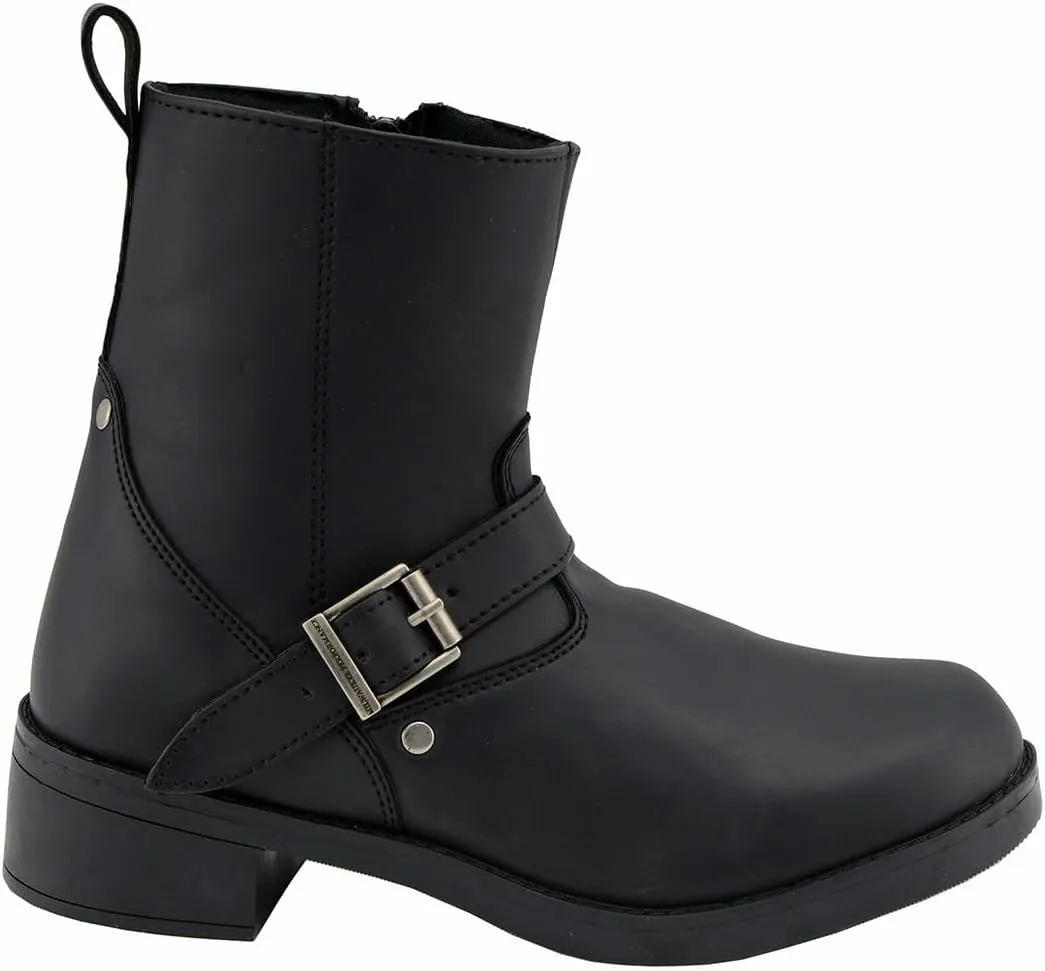 Milwaukee Leather MBK9295 Kids 6 inch Engineer Style Biker Boots - 5