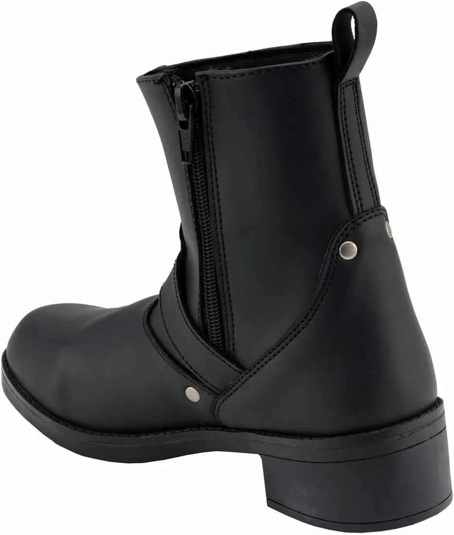 Milwaukee Leather MBK9295 Kids 6 inch Engineer Style Biker Boots - 5