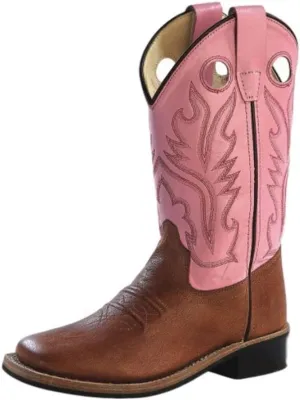 Old West Girls' J Toe Western Boot
