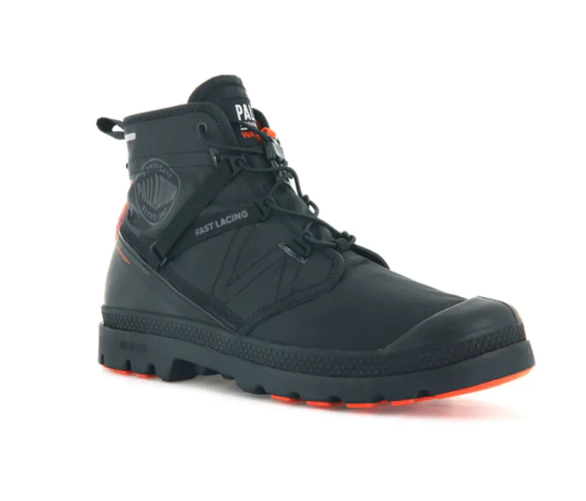 Palladium | Pampa Travel Lite   Waterproof Black Sneakers - Men