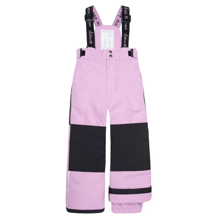 Printed Unicorns Two Piece Snowsuit Black And Lilac