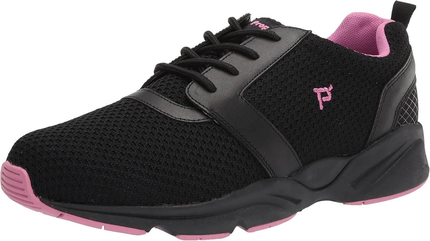 Propt Womens Stability X Walking Walking Sneakers Shoes - Black - Size 9 2E