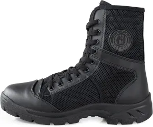 QUNLON Men's Military Tactical Boots Lightweight Hiking Boots Patrol Work Boots with Side Zipper Model-307