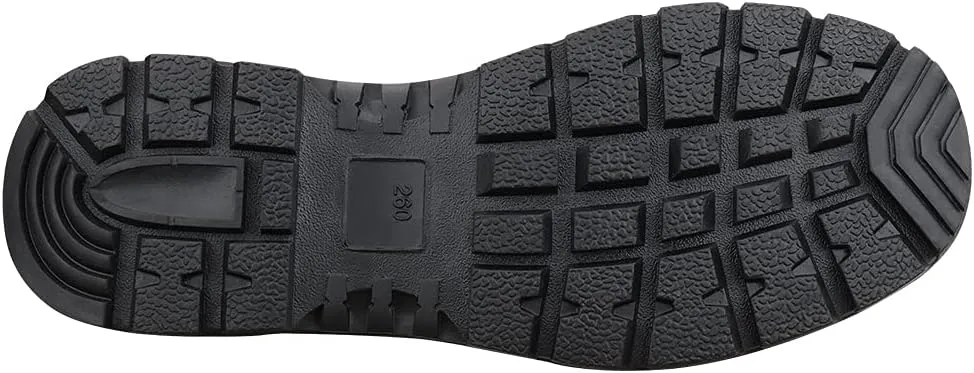 QUNLON Men's Military Tactical Boots Lightweight Hiking Boots Patrol Work Boots with Side Zipper Model-307