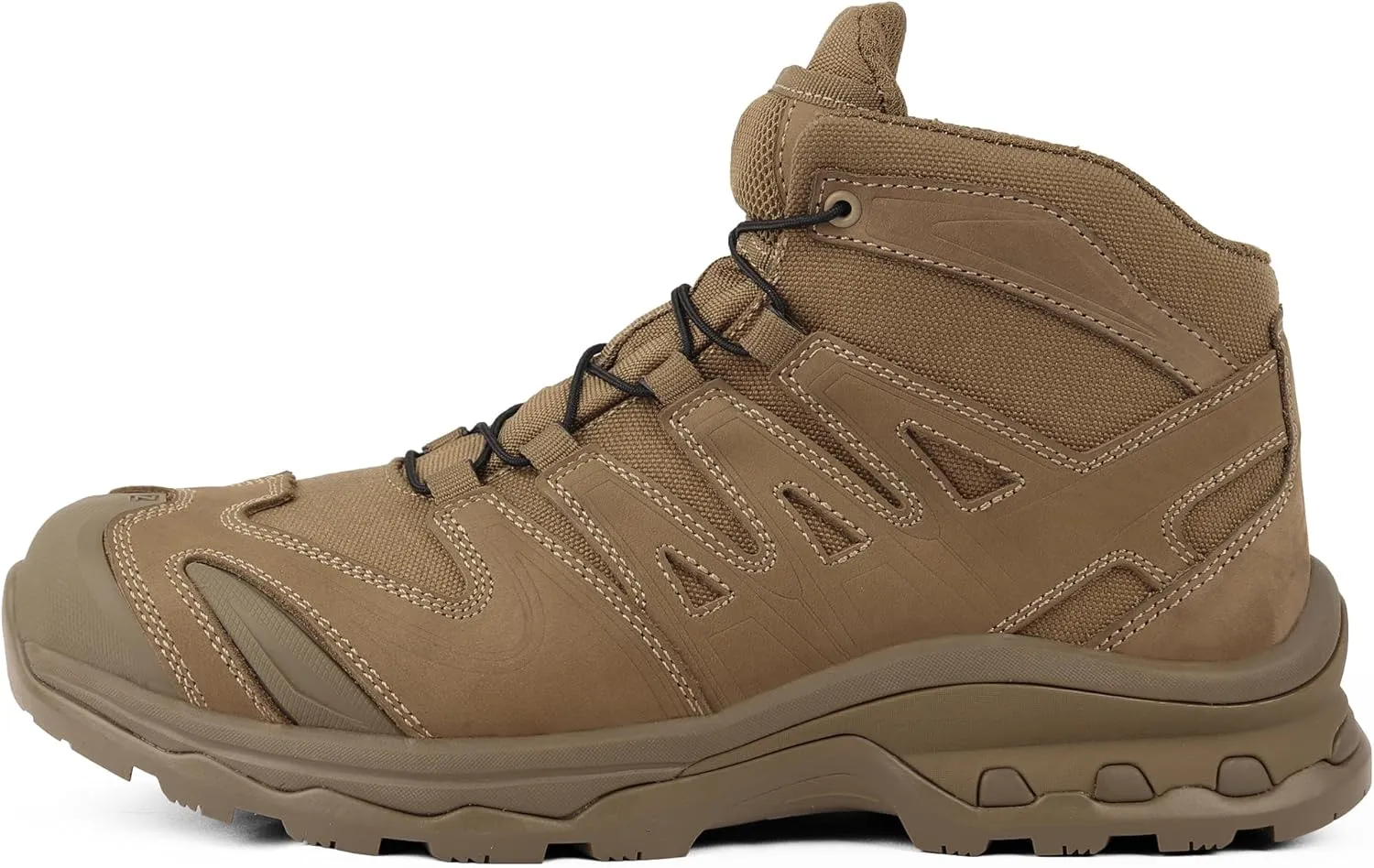 QUNLON Waterproof Hiking Boots for Men Lightweight Ankle Walking Boots Breathable Outdoor Trekking Shoes