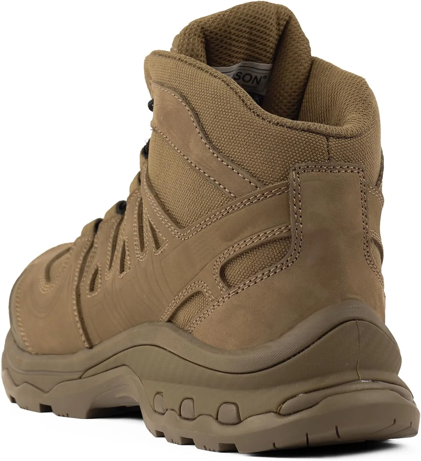 QUNLON Waterproof Hiking Boots for Men Lightweight Ankle Walking Boots Breathable Outdoor Trekking Shoes