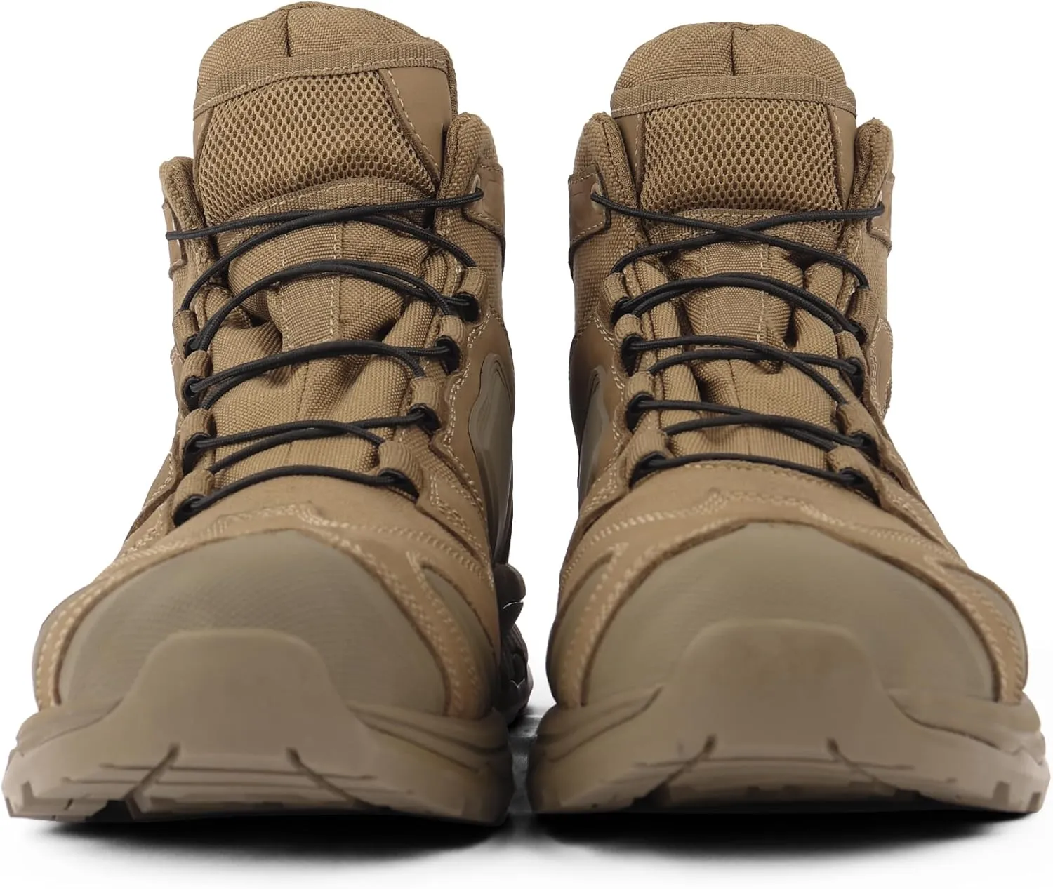 QUNLON Waterproof Hiking Boots for Men Lightweight Ankle Walking Boots Breathable Outdoor Trekking Shoes
