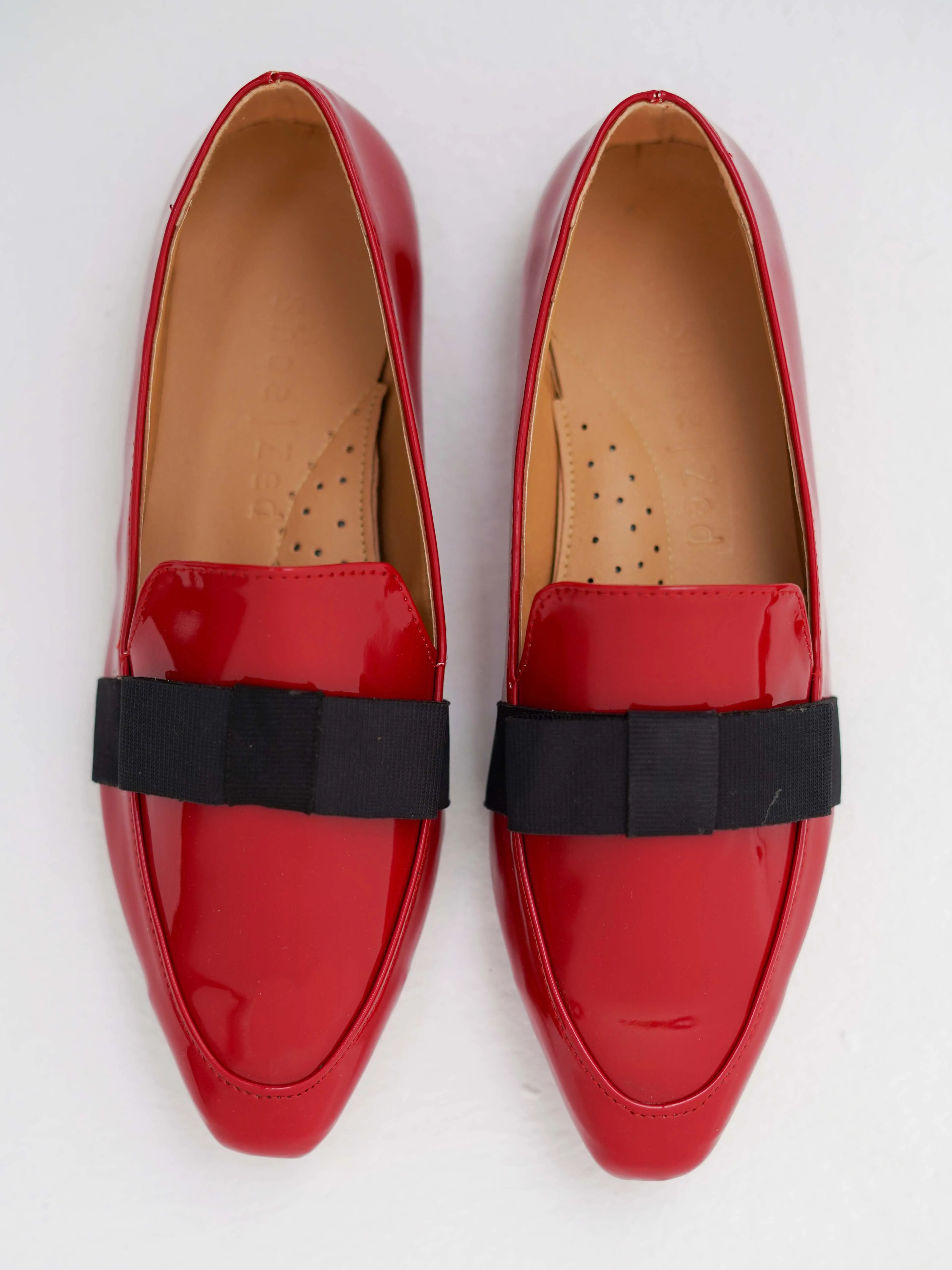 Red Patent Catherine Flat Loafers