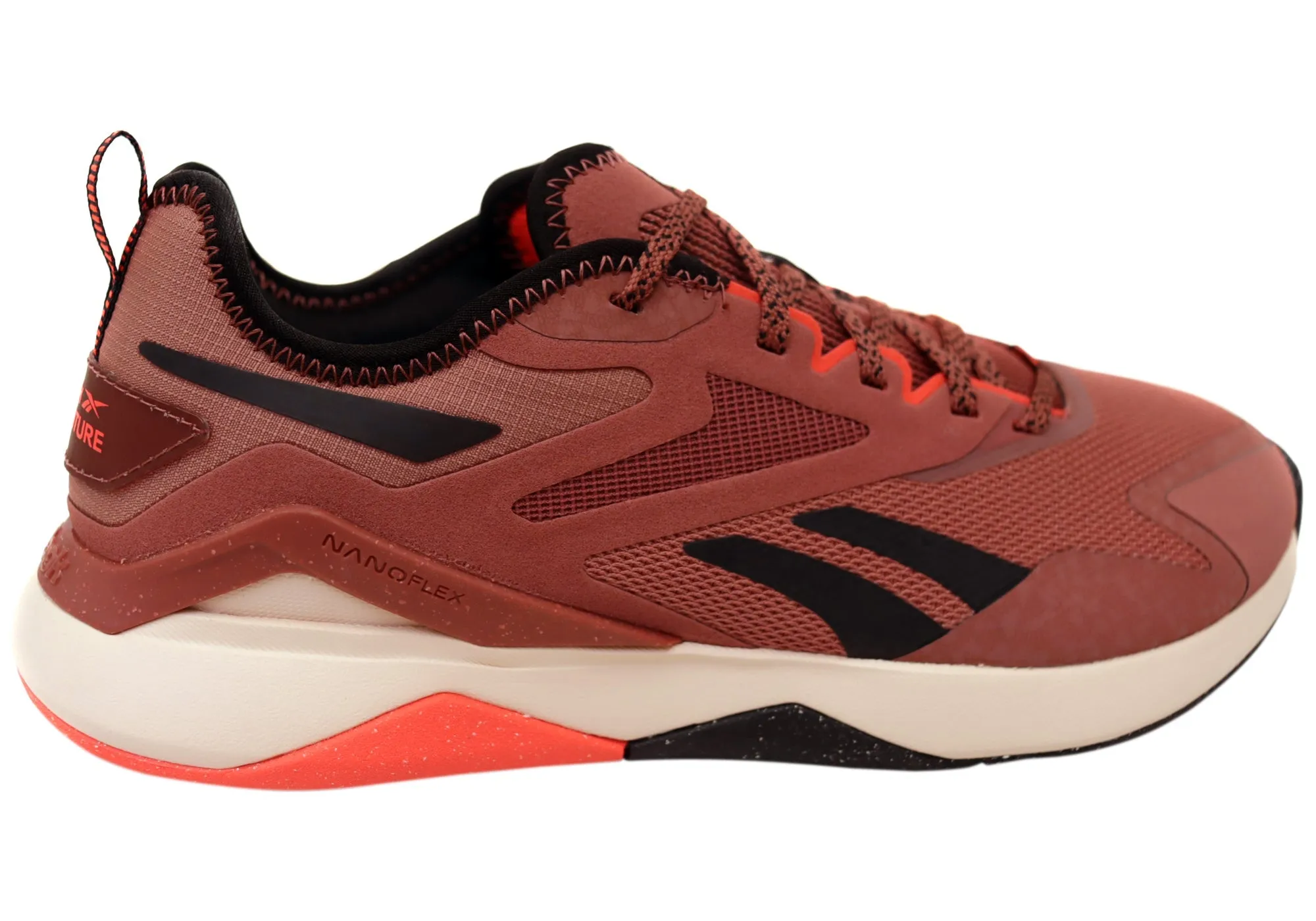 Reebok Womens Nanoflex Adventure TR 2 Comfortable Lace Up Sneakers