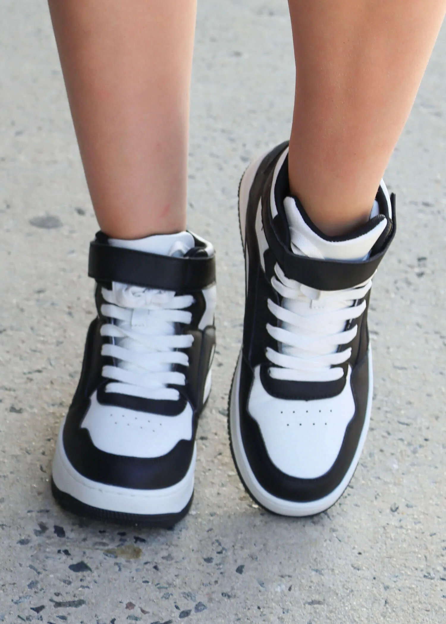 Say What You Want Sneakers - White/Blacko
