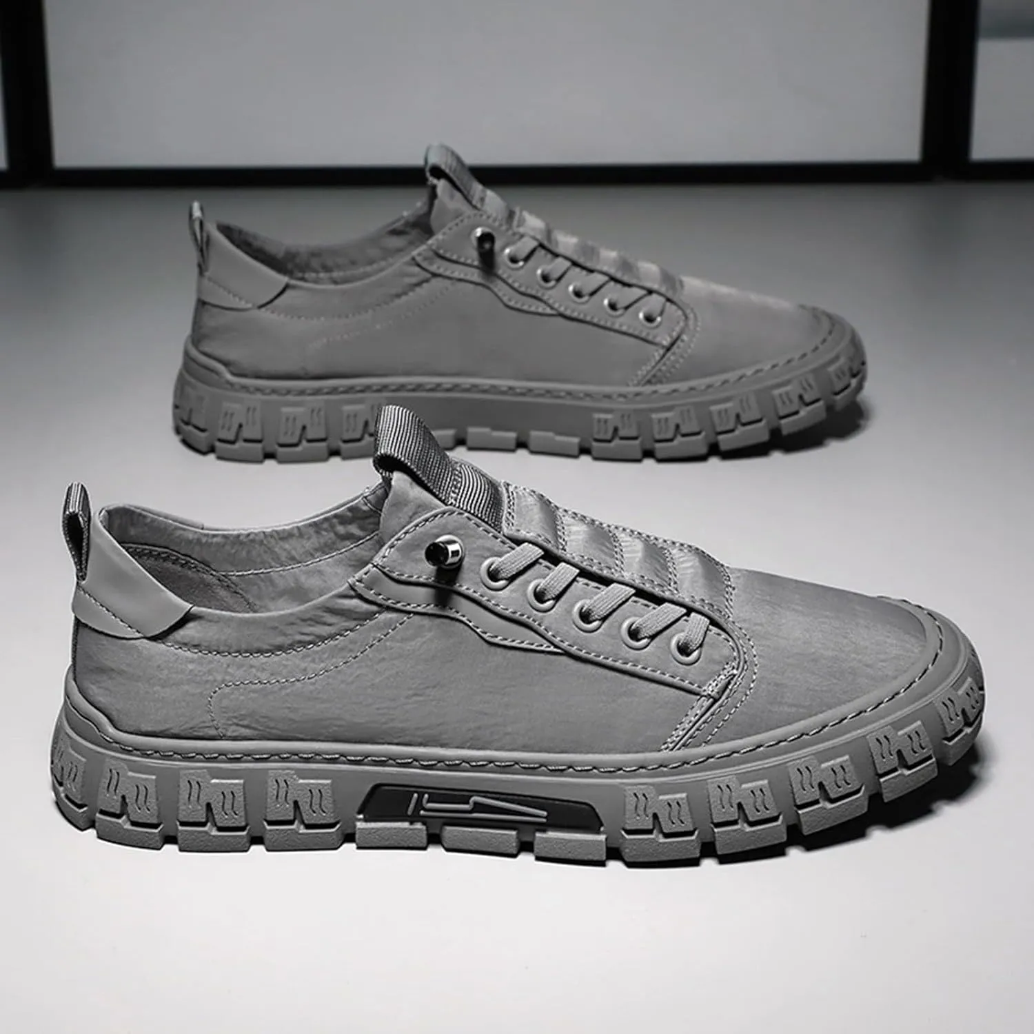 Shoes for Men Campus Shoes Mens Slip on Walking Blade Tennis Men's Tennis Racquet Sport Athletic Gym for Men White Sneakers Leather