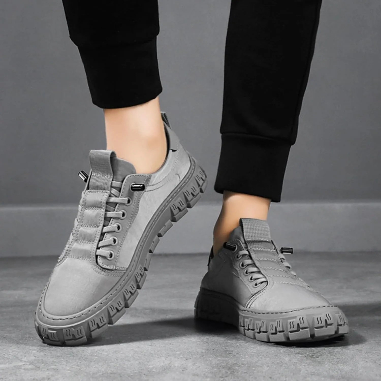 Shoes for Men Campus Shoes Mens Slip on Walking Blade Tennis Men's Tennis Racquet Sport Athletic Gym for Men White Sneakers Leather