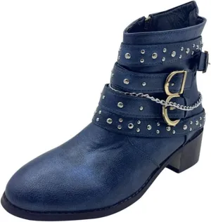 Snow Boots for Women Ankle Comfort Booties for Women Women's Boots Wide Width Boot Shoes for Women Closed Toe Indoor and Outdoor Pump Closed Toe Stacked Heel