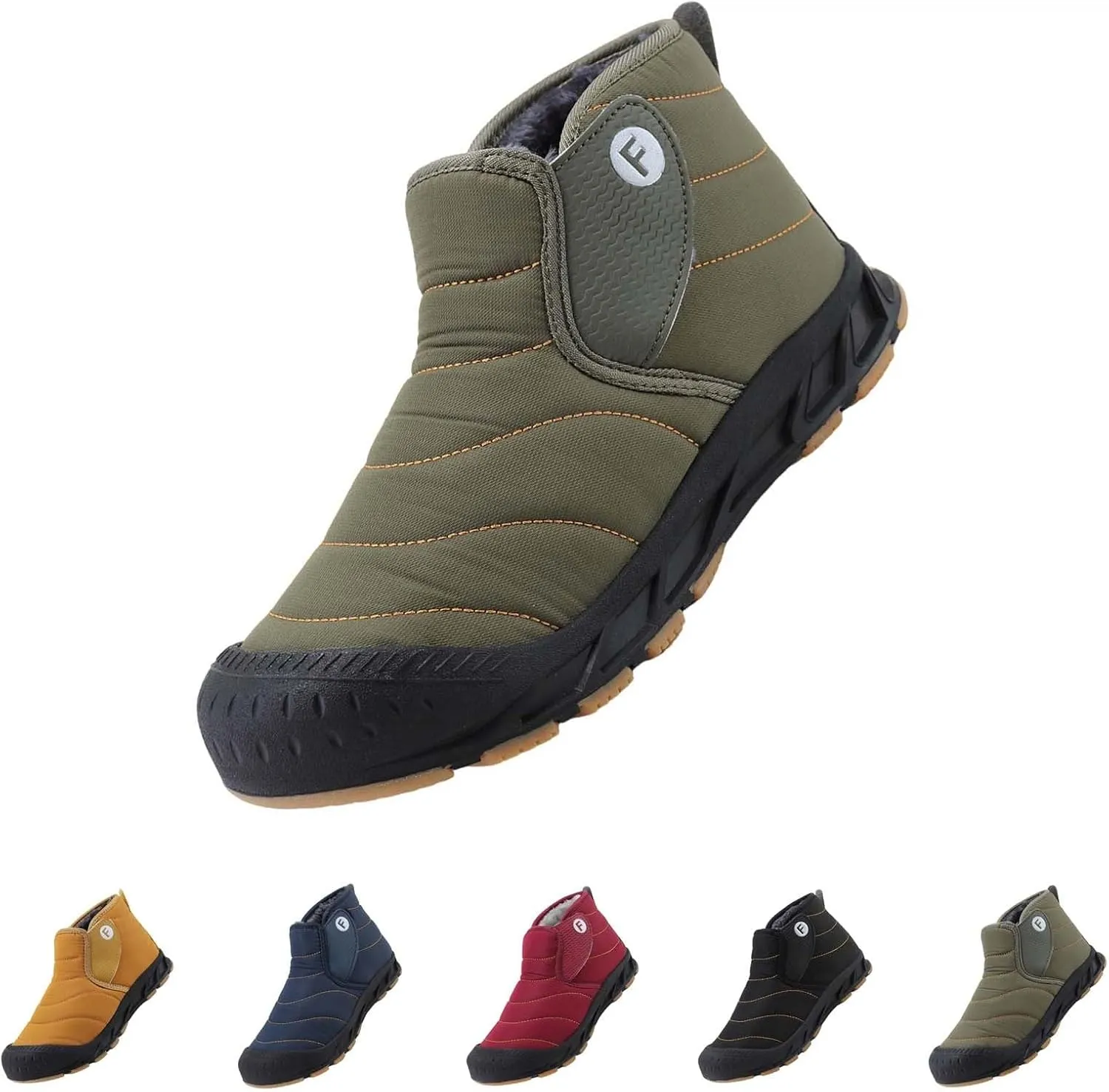 Snow Boots for Women Black Boots Winter Waterproof Womens Fur Boots Pink Fur Boots Winter Work Boots for Women Wide Width Black of Friday Deals 2024