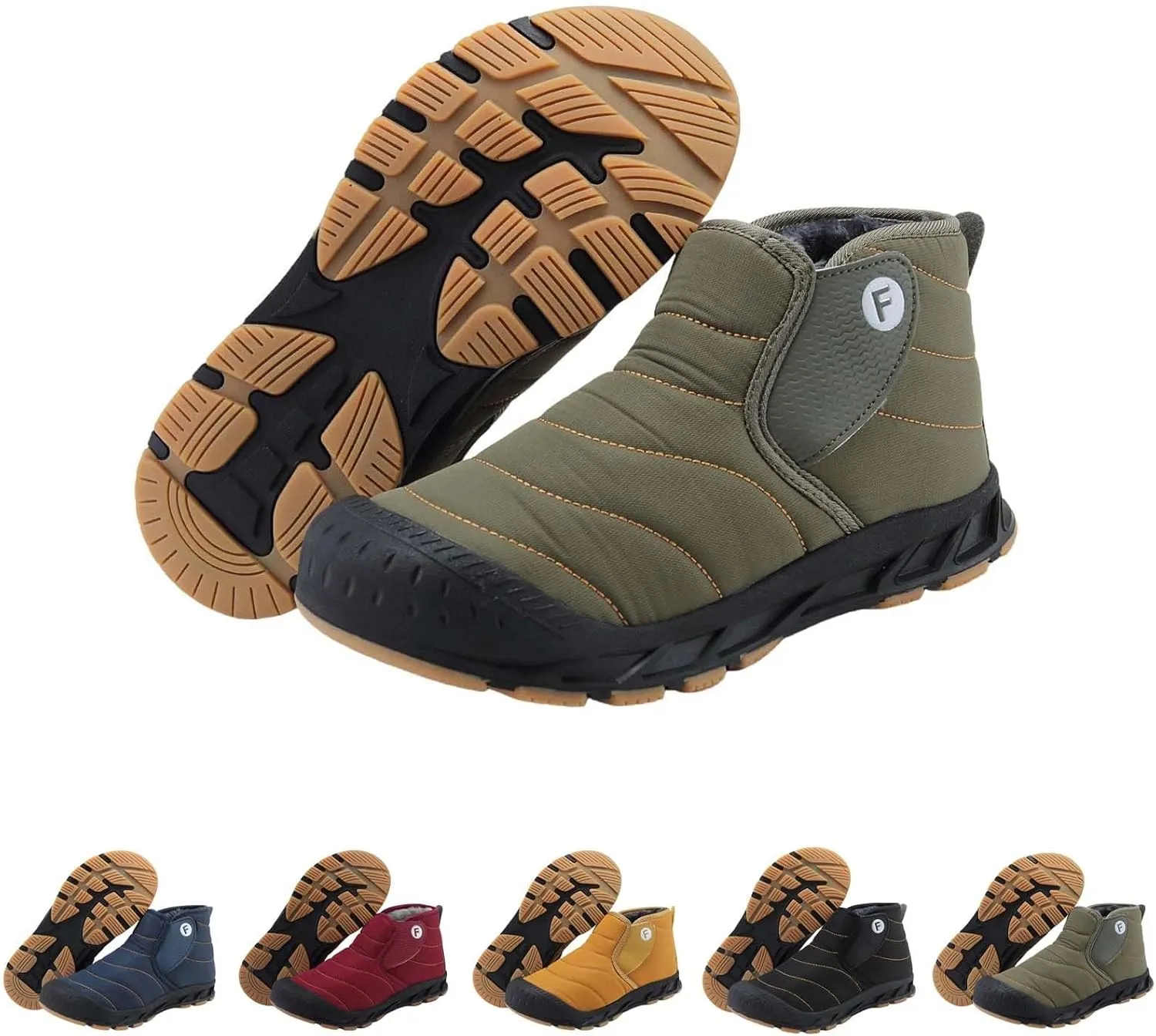 Snow Boots for Women Black Boots Winter Waterproof Womens Fur Boots Pink Fur Boots Winter Work Boots for Women Wide Width Black of Friday Deals 2024