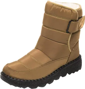 Snow Boots for Women Waterproof Boots for Women 2024 Girls Snow Winter Short Women Boots Outdoor Warm PU Rubber Sole