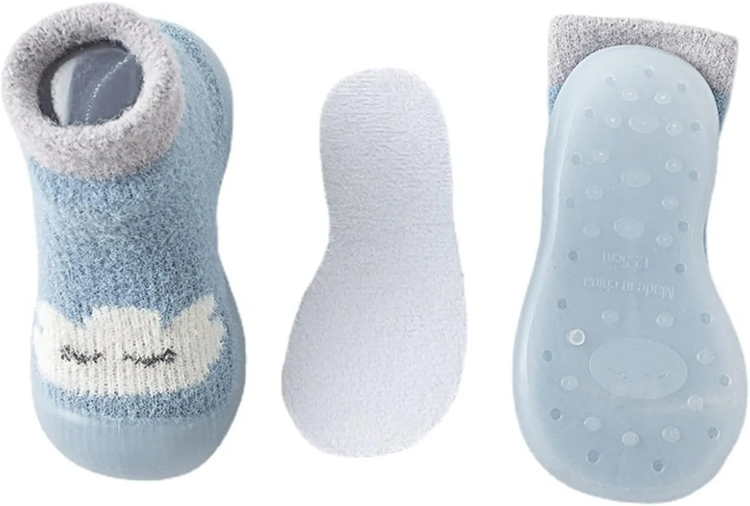 Sock Shoes Toddler,Kids Newborn Boys Girls Shoes First Walkers Cute Cartoon Warm Thickened Antislip Sock Shoess Shoes