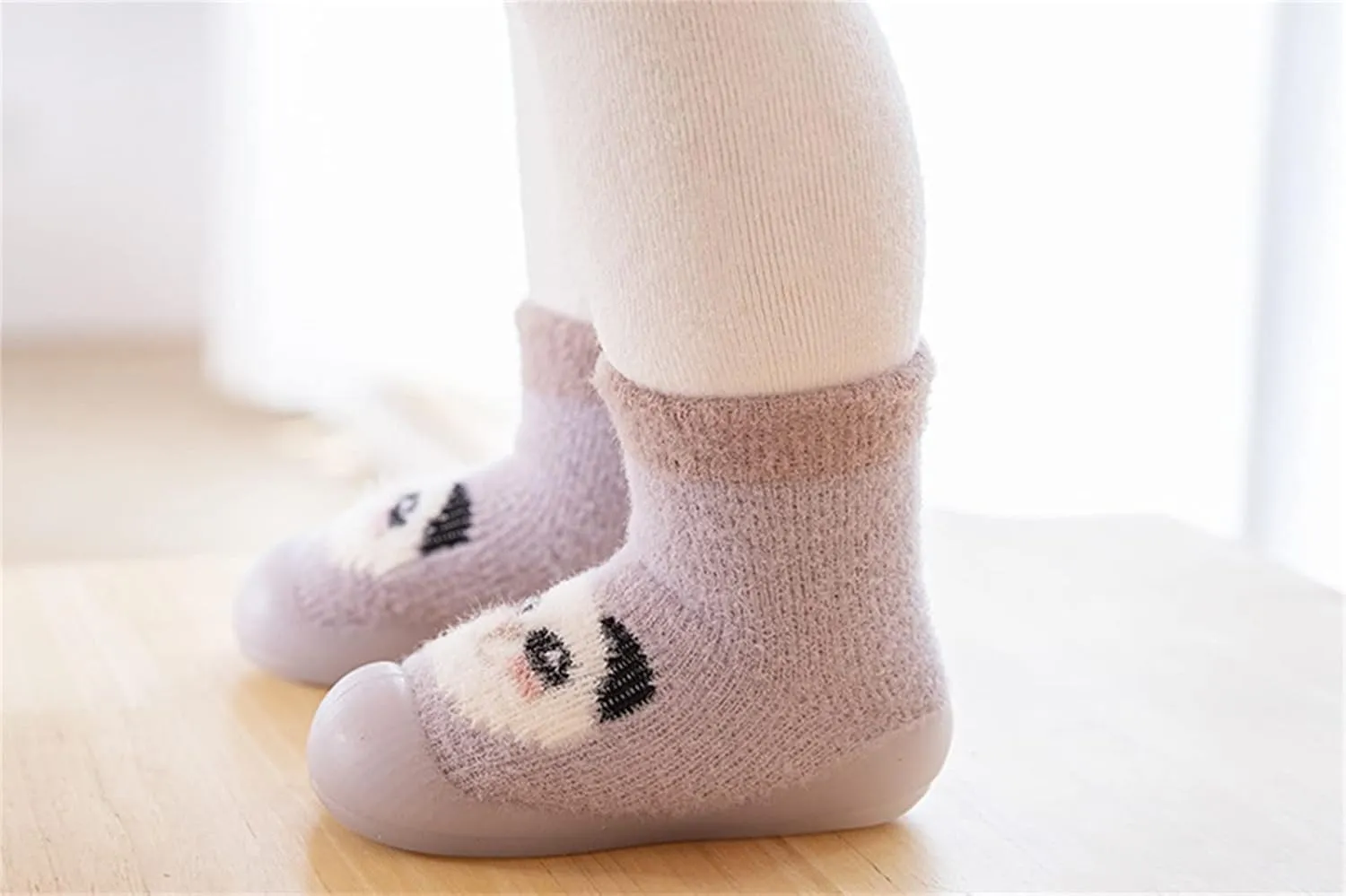 Sock Shoes Toddler,Kids Newborn Boys Girls Shoes First Walkers Cute Cartoon Warm Thickened Antislip Sock Shoess Shoes