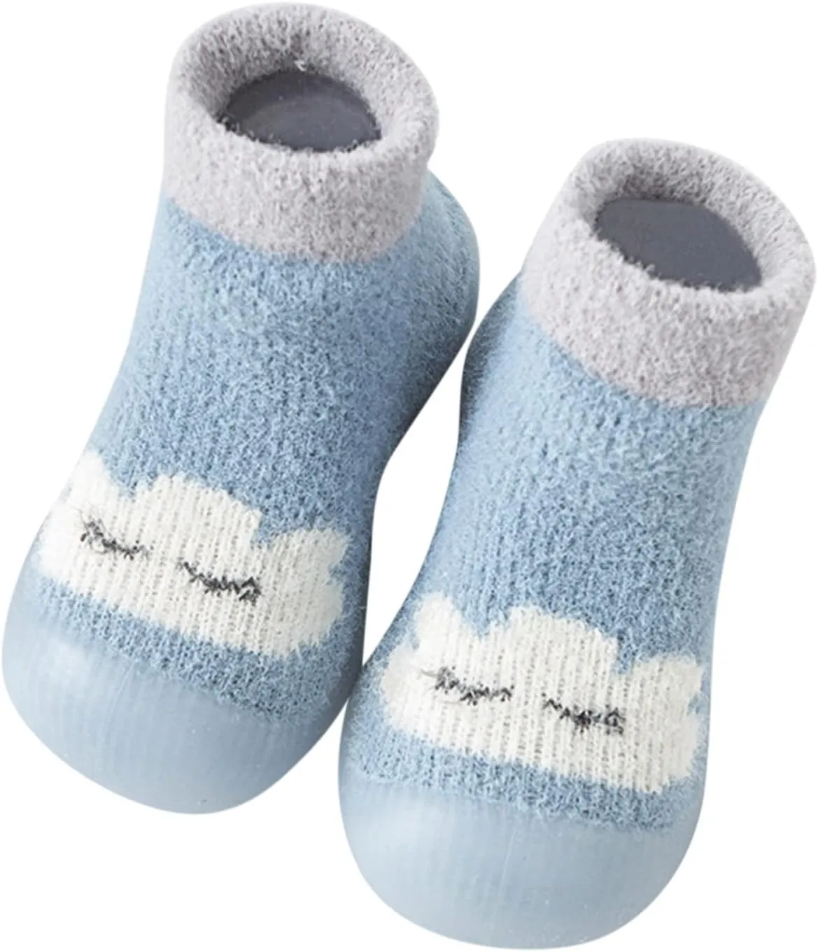 Sock Shoes Toddler,Kids Newborn Boys Girls Shoes First Walkers Cute Cartoon Warm Thickened Antislip Sock Shoess Shoes