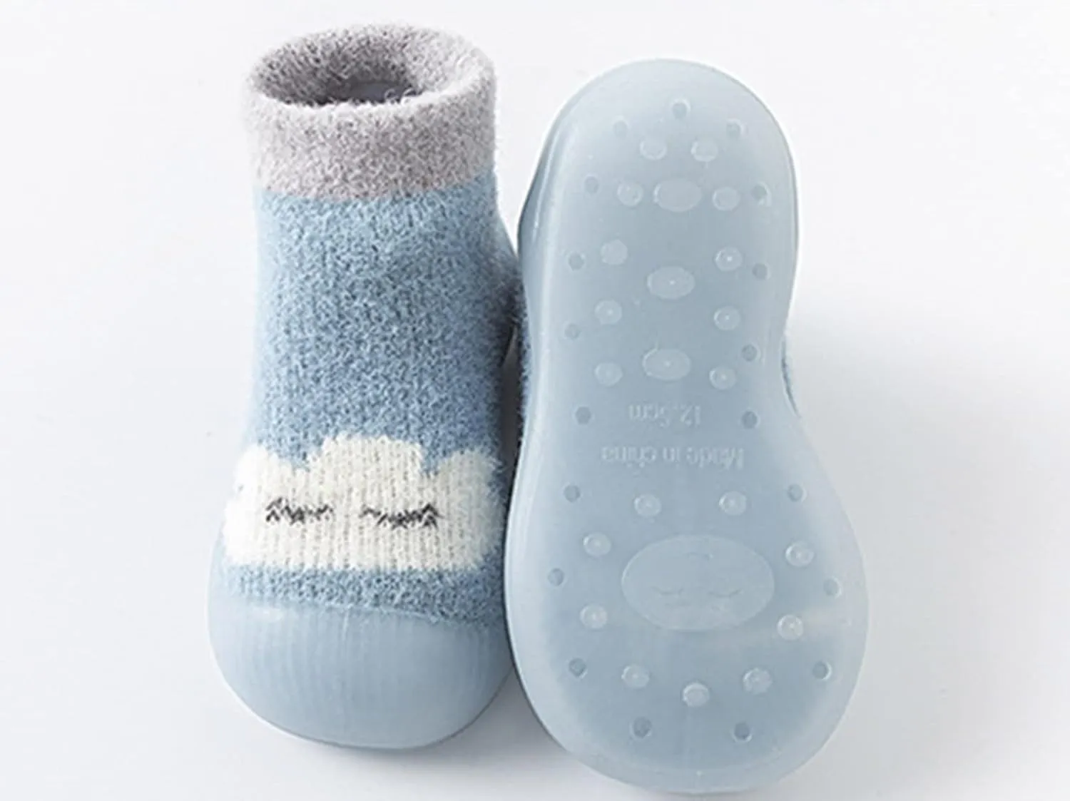 Sock Shoes Toddler,Kids Newborn Boys Girls Shoes First Walkers Cute Cartoon Warm Thickened Antislip Sock Shoess Shoes