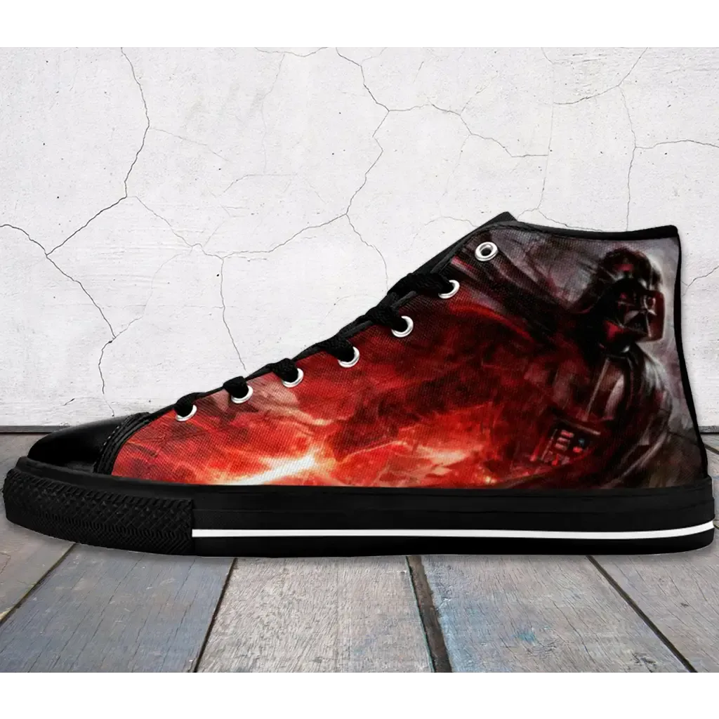 Star Wars Shoes Darth Vader Shoes High Top Sneakers for Kids and Adults