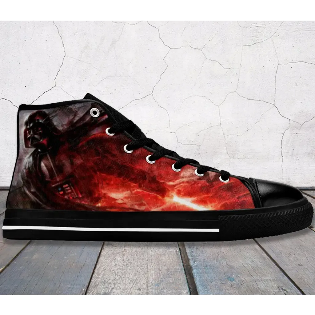 Star Wars Shoes Darth Vader Shoes High Top Sneakers for Kids and Adults