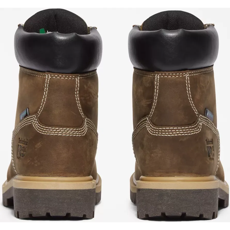 Timberland Pro Women's Direct Attach 6" WP Work Boot -Brown- TB1A2QX7214