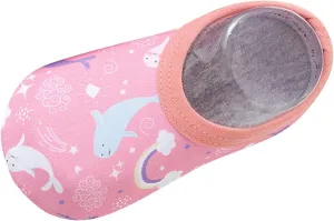 Toddler Baby Sock Shoes,0-7 Years Toddler Baby Boys Girls Cartoon Swim Water Shoes Barefoot Socks Non-Slip Shoes