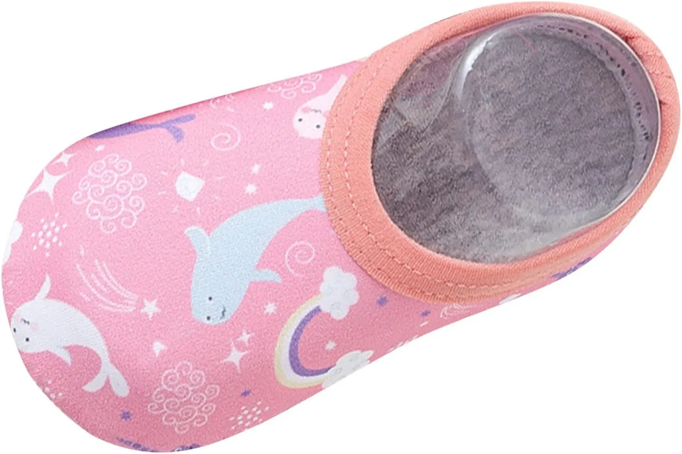 Toddler Baby Sock Shoes,0-7 Years Toddler Baby Boys Girls Cartoon Swim Water Shoes Barefoot Socks Non-Slip Shoes