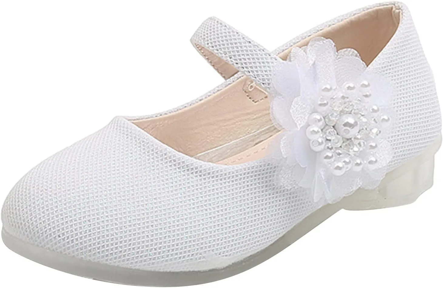 Toddler Girls Dress Shoes Girl Flower Shoes Adorable Girls for Little/Big Kids Wedding Church