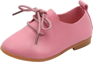 Toddler Little Girls Boys British Style Lace-Up Saddle Shoes Casual ??xfords Baptism School Girls Warm Boots Size 6