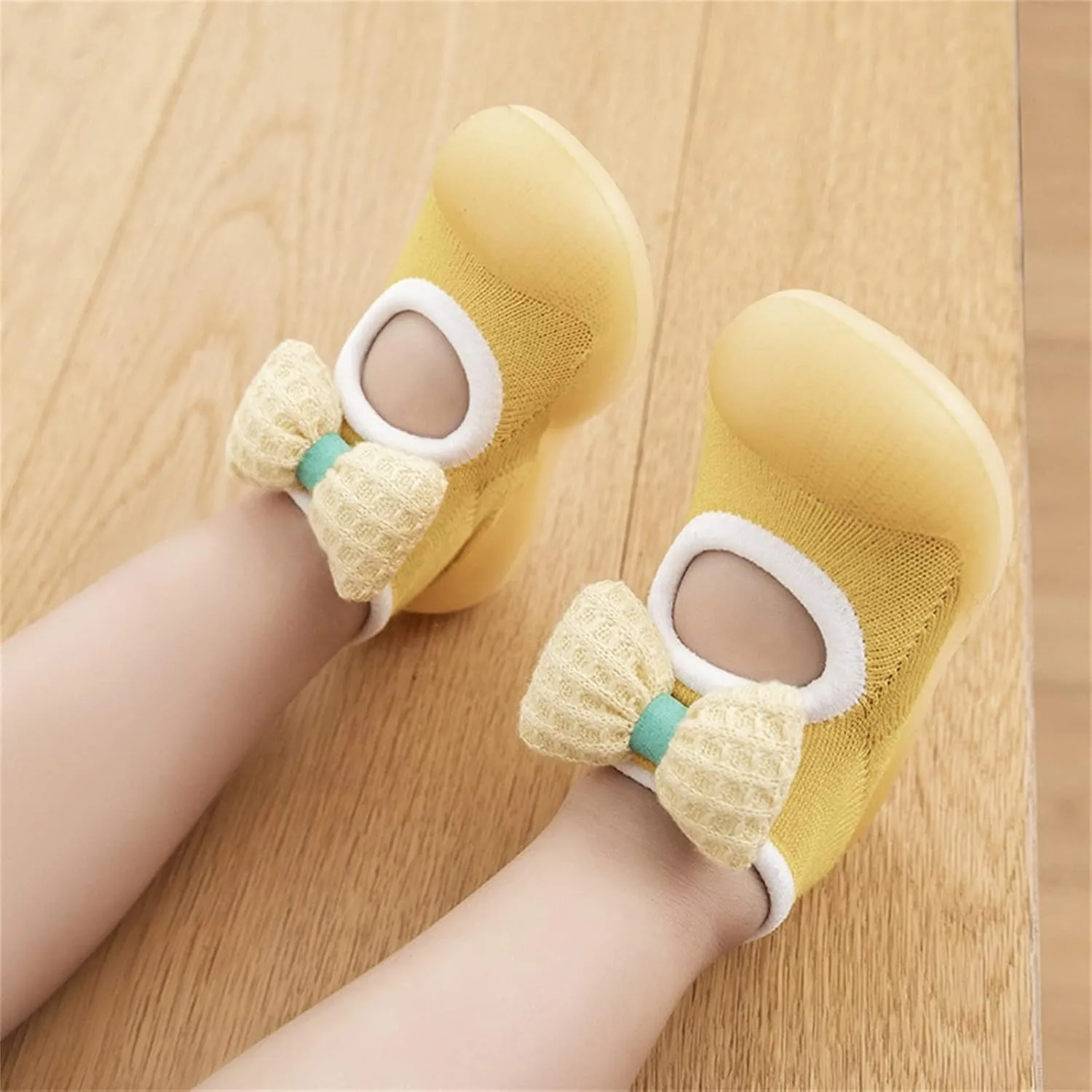 Toddler Sock Shoes Kids Infant Newborn Baby Boys Girls Shoes First Walkers Cute Bowknot Soft Antislip Sock Shoes B