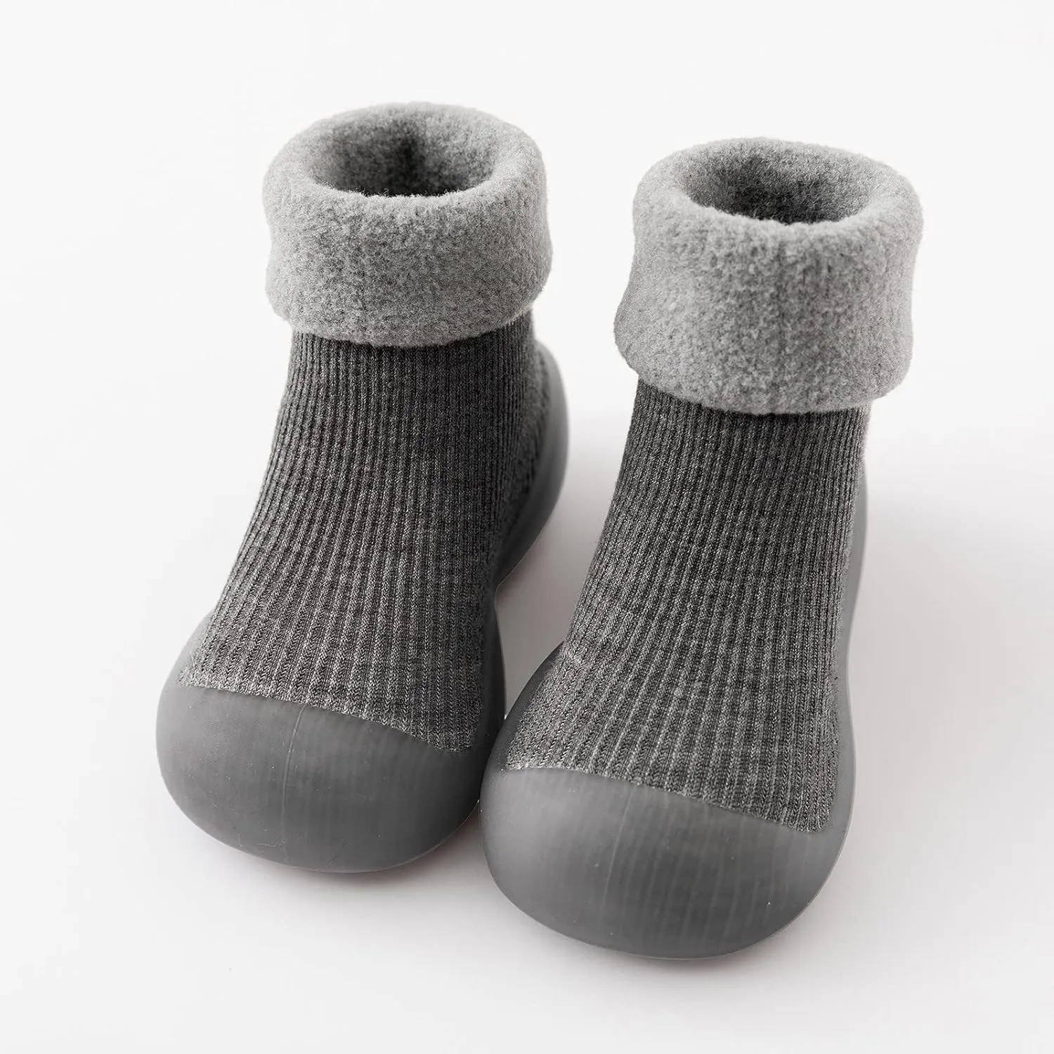 Toddler Sock Shoes Toddler Kids Infant Newborn Baby Boys Girls Shoes First Walkers Striped Plaid Antislip Sock Shoes B