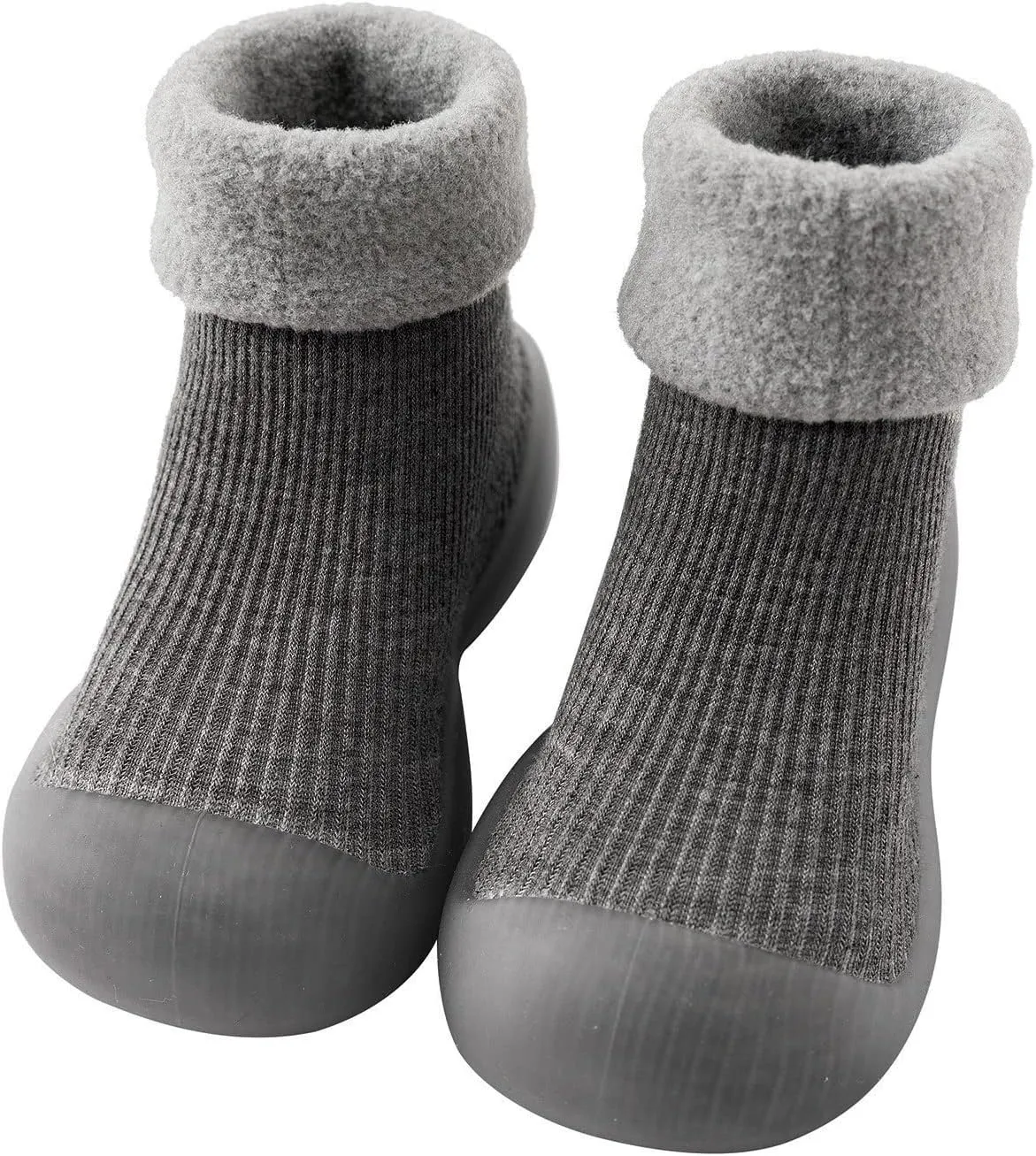 Toddler Sock Shoes Toddler Kids Infant Newborn Baby Boys Girls Shoes First Walkers Striped Plaid Antislip Sock Shoes B