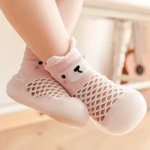 Toddler Sock Shoes Toddler Kids Infant Newborn Baby Boys Girls Shoes First Walkers Striped Plaid Antislip Sock Shoes B