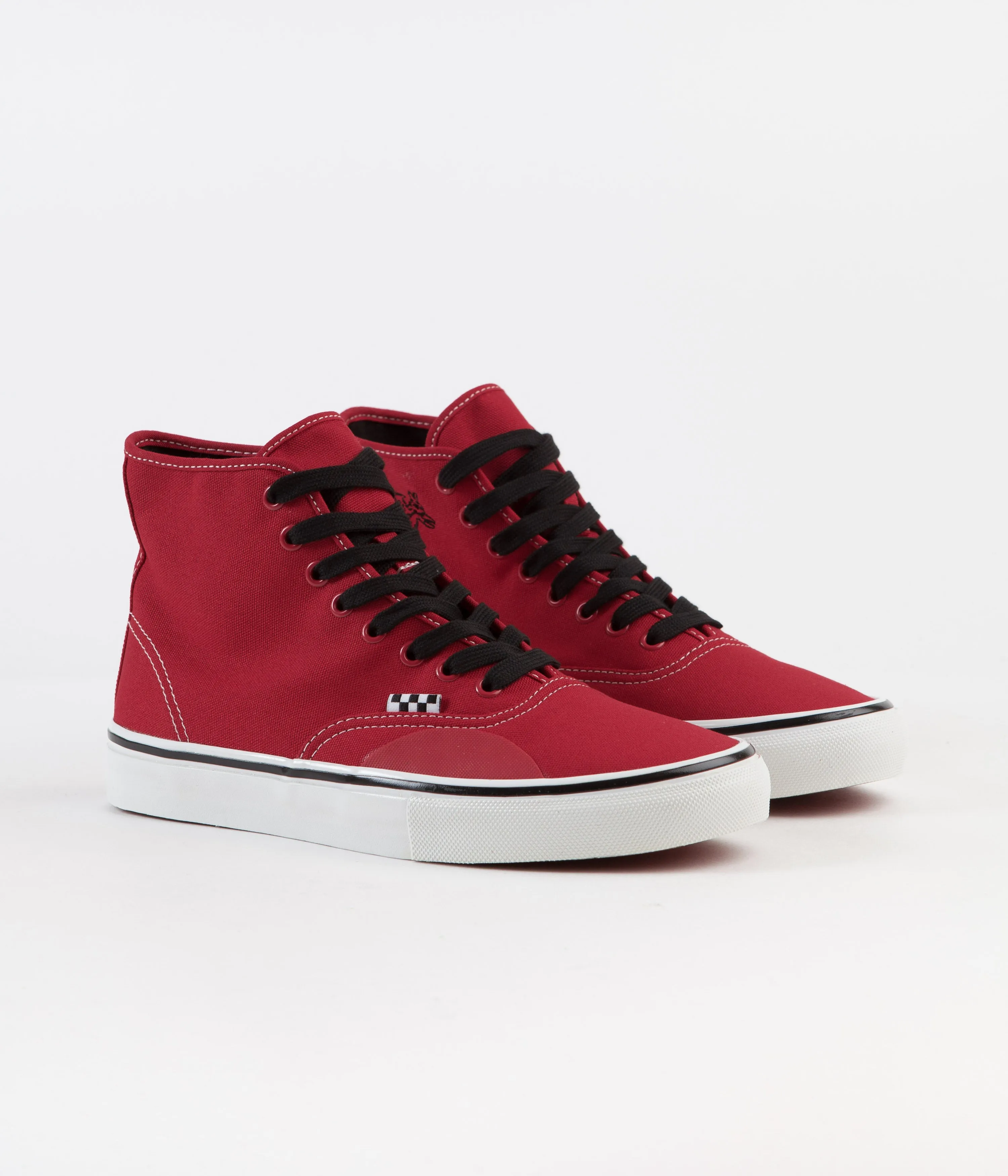 Vans Skate Authentic High LTD Shoes - (Andrew Allen) Red / Hockey