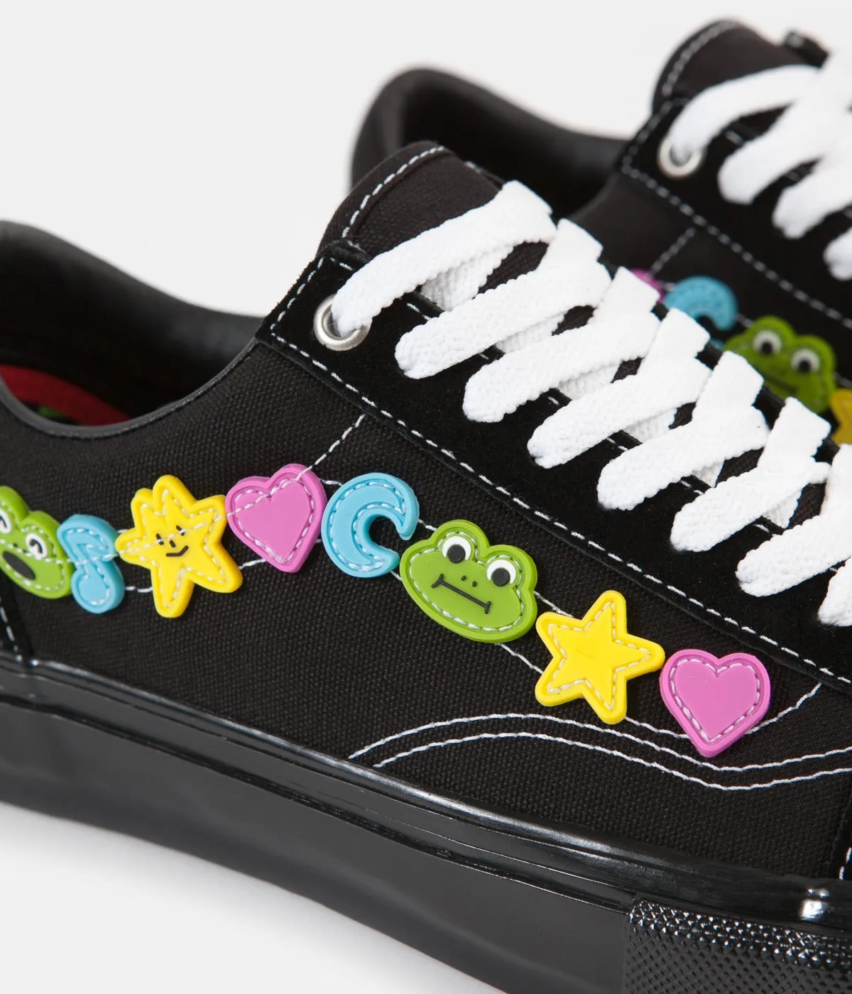 Vans x Frog Skate Old Skool Shoes - Black / Black