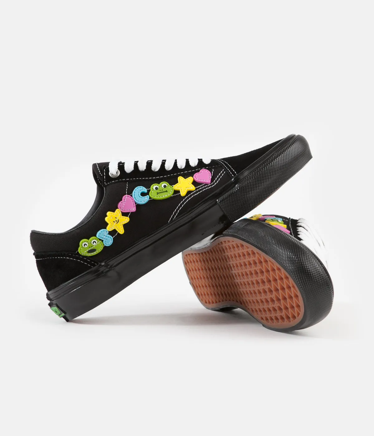 Vans x Frog Skate Old Skool Shoes - Black / Black