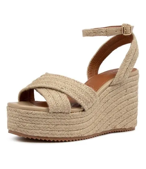 VERALI CALLIE ROPE WEDGES, NATURAL