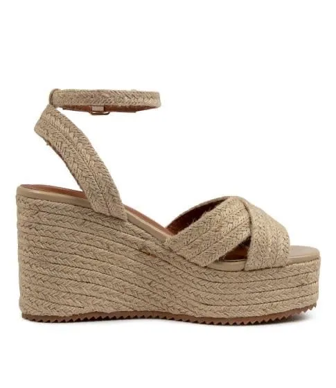 VERALI CALLIE ROPE WEDGES, NATURAL
