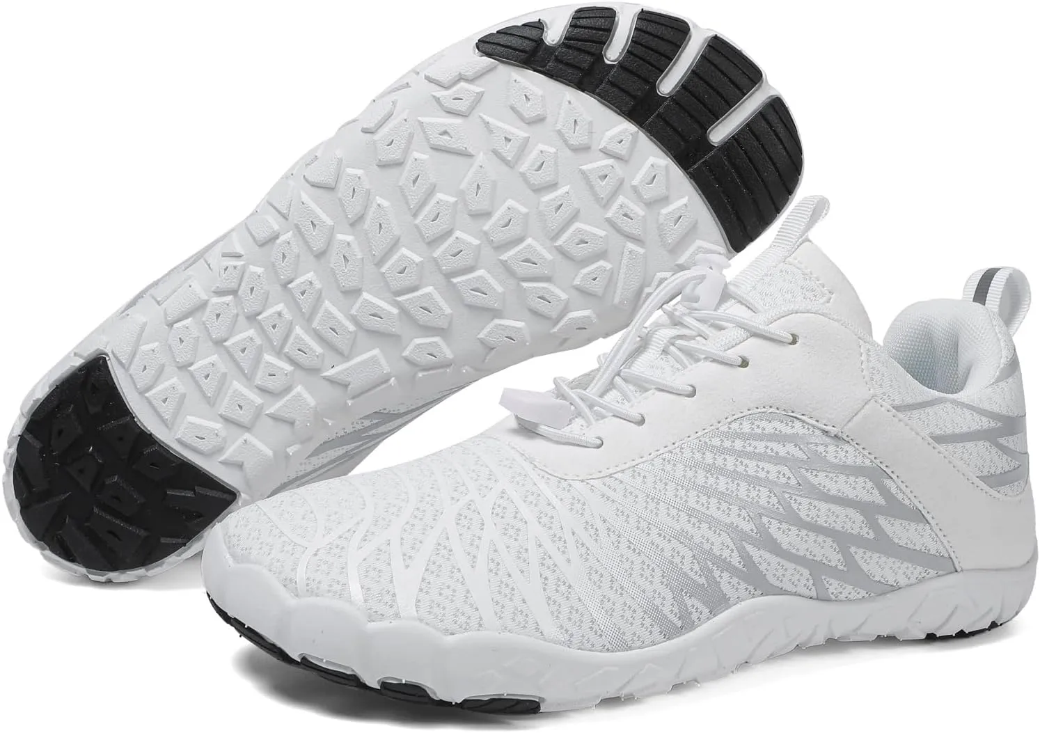Waterproof Hiking Shoes for Women Men Wide Toe Box Comfortable Athletic Footwear Healthy Non-Slip Barefoot Shoes Breathable Lightweight Shoe Summer Workout Running Sneakers Unisex