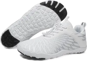 Waterproof Hiking Shoes for Women Men Wide Toe Box Comfortable Athletic Footwear Healthy Non-Slip Barefoot Shoes Breathable Lightweight Shoe Summer Workout Running Sneakers Unisex