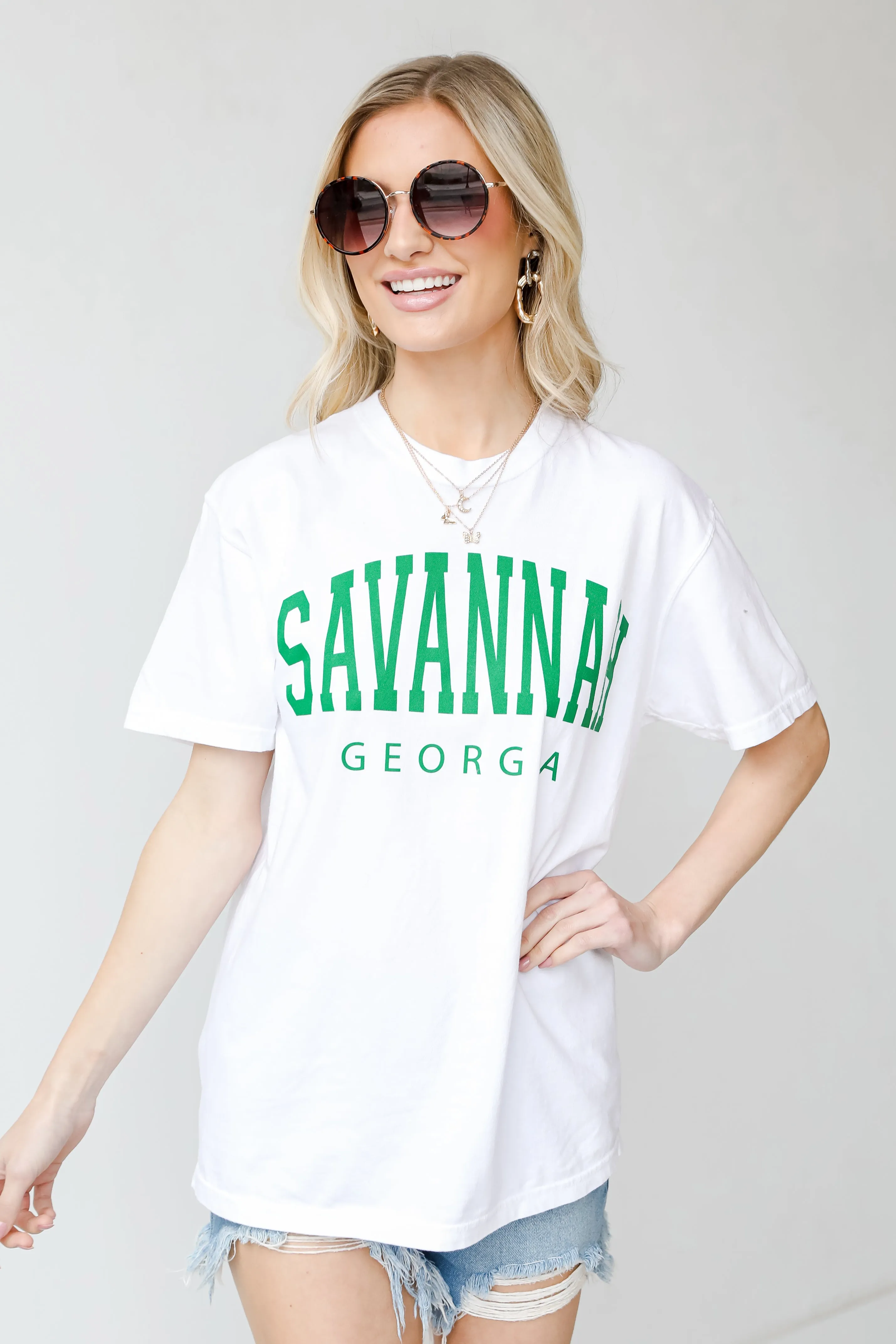 White Savannah Georgia Tee
