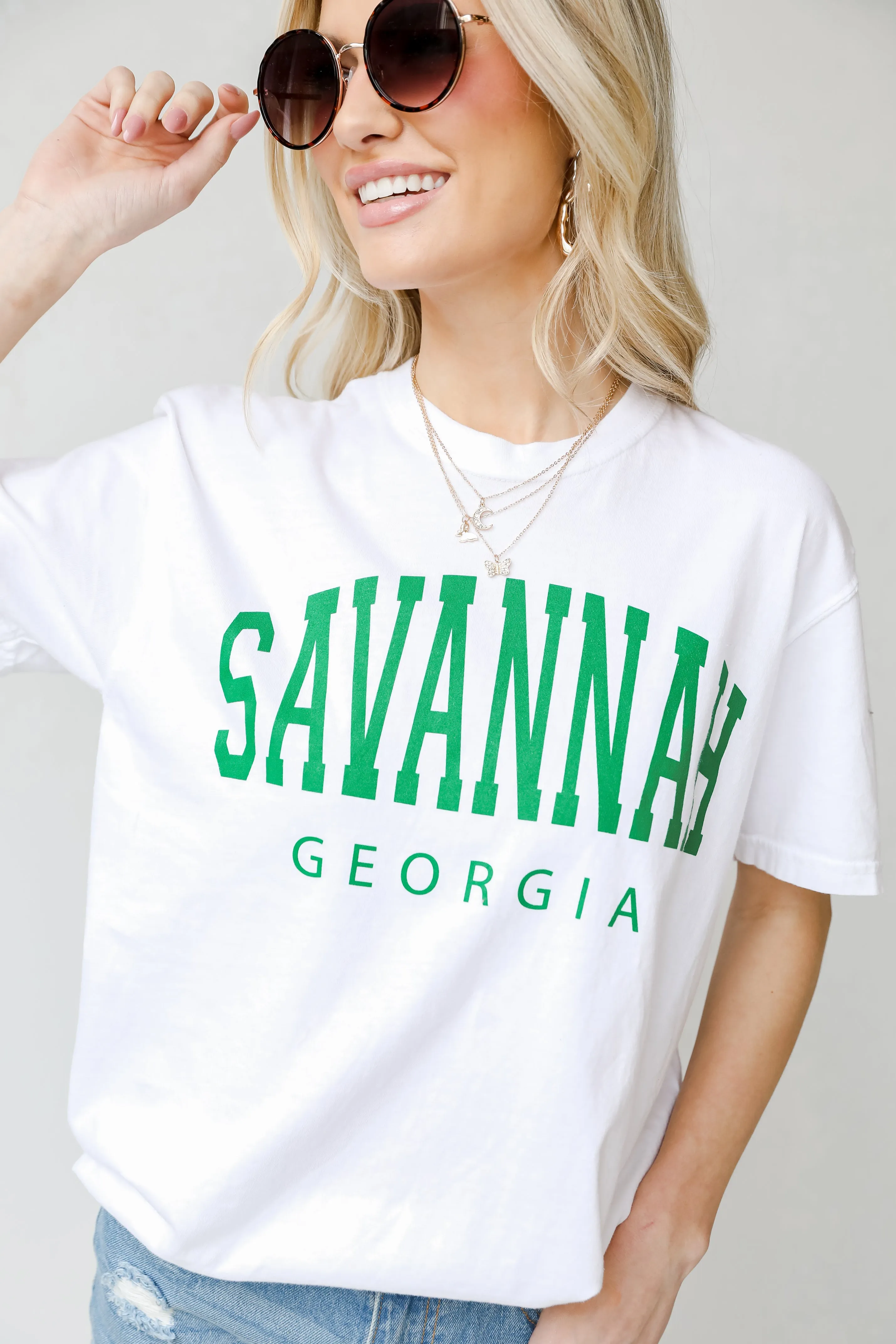 White Savannah Georgia Tee