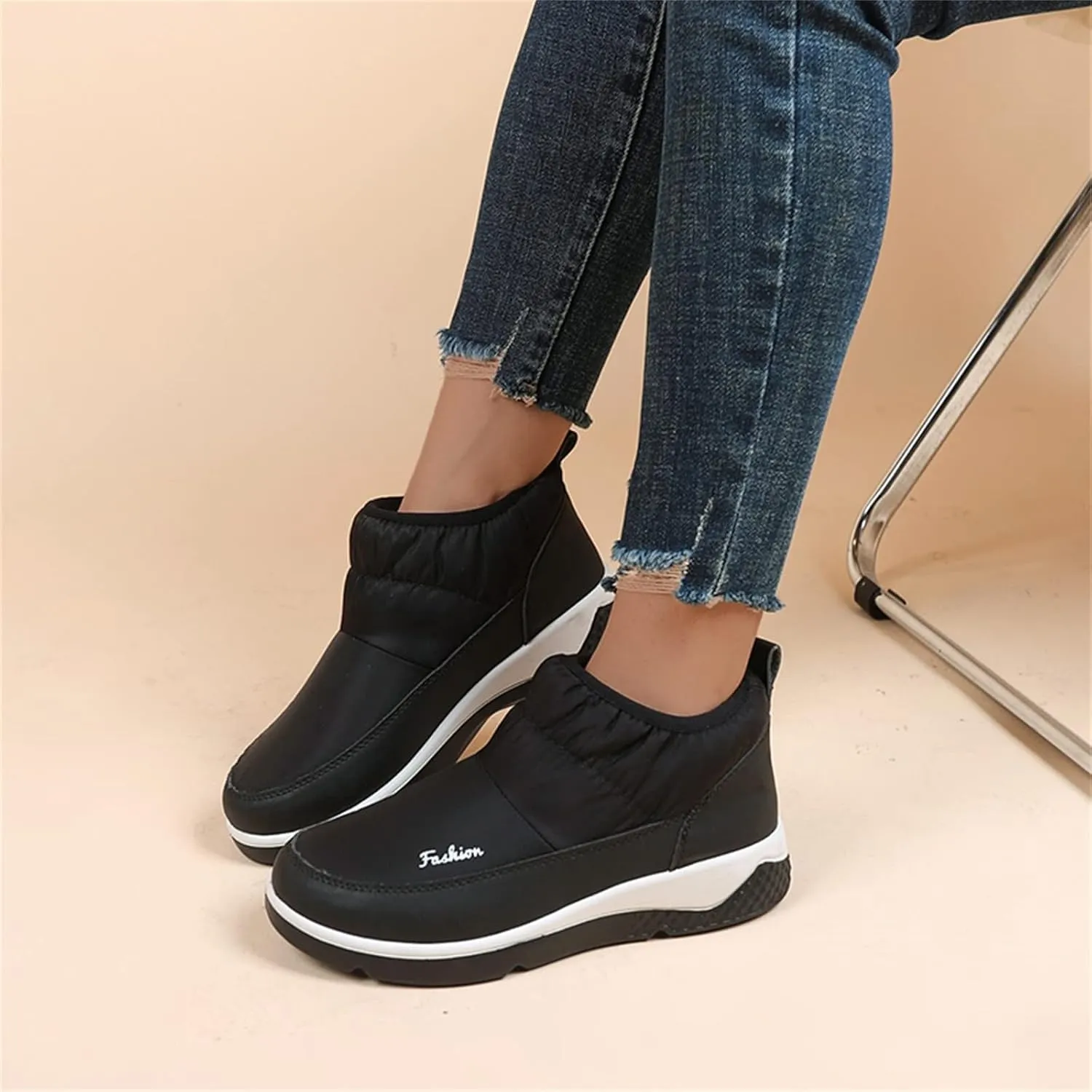 Winter Boots for Women Wide Width 11 Short Waterproof Winter Boots for Woman Womens Winter Boots Waterproof Warm Woman Winter Boots Knee High Wide Calf Snow Shoes for Women Extra Wide