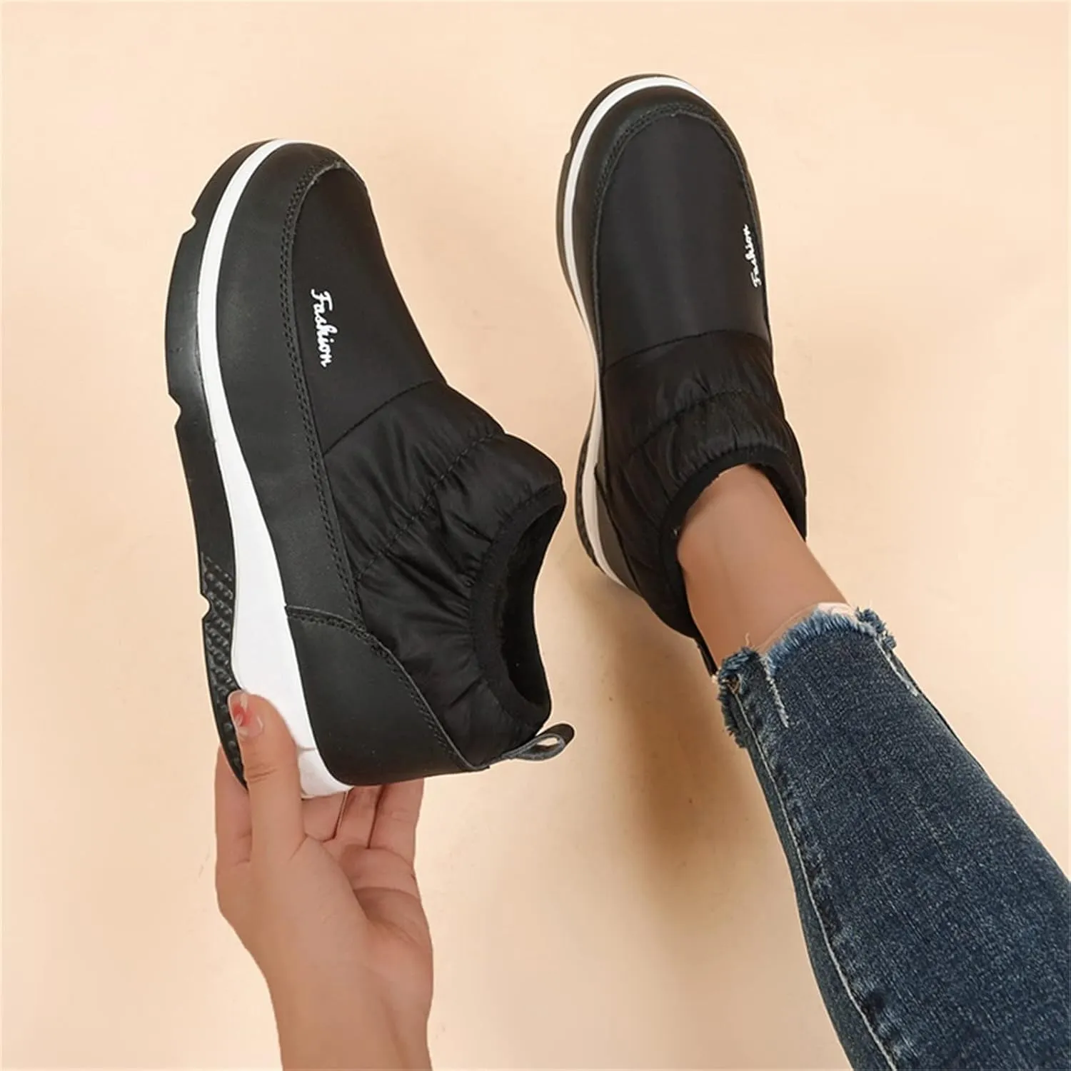 Winter Boots for Women Wide Width 11 Short Waterproof Winter Boots for Woman Womens Winter Boots Waterproof Warm Woman Winter Boots Knee High Wide Calf Snow Shoes for Women Extra Wide