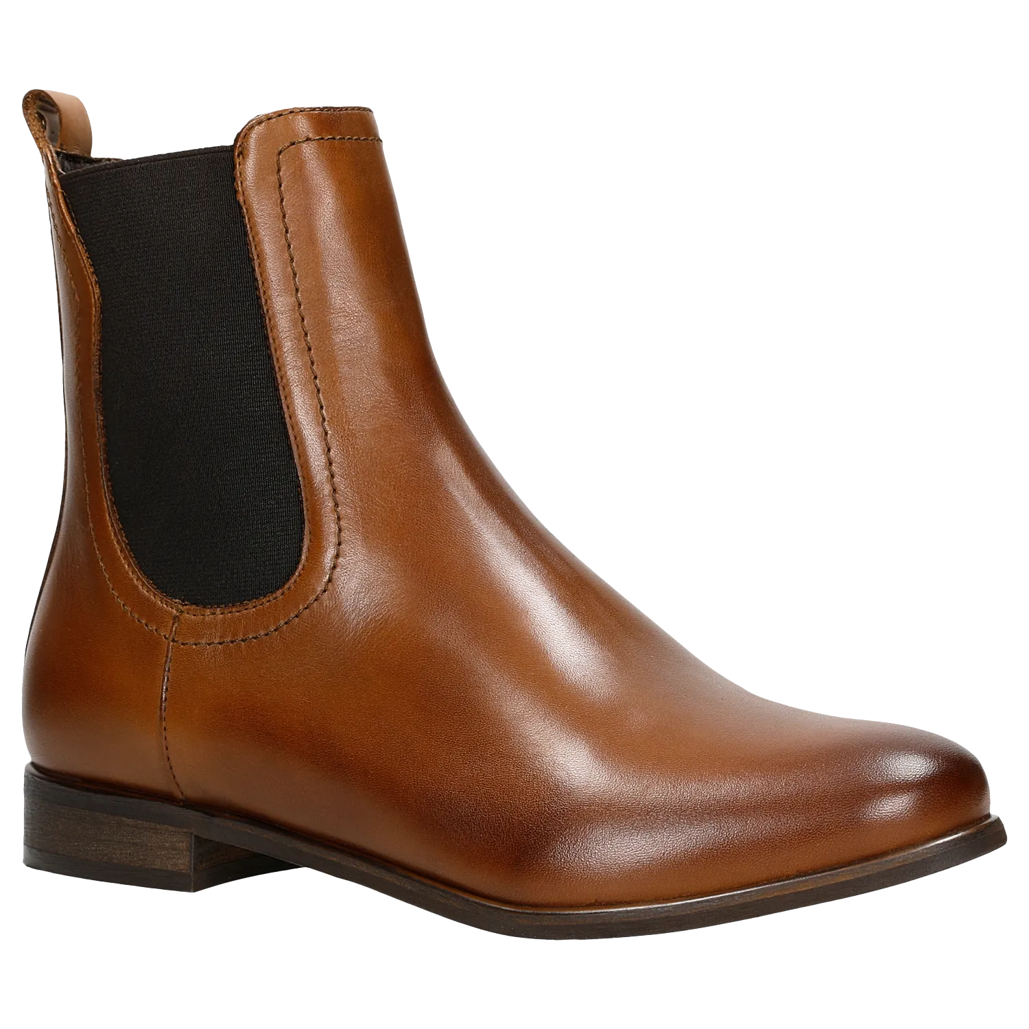 Wojas Brown Leather Ankle Boots | 5506052