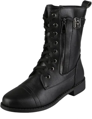 Women's Ankle Boots & Booties Women's Booties and Ankle Boot Black Womens Cowboy Boots Womens Bootie Round Toe Non Slip Slip On Closed Pointed Toe Low Block Heel Zip Up