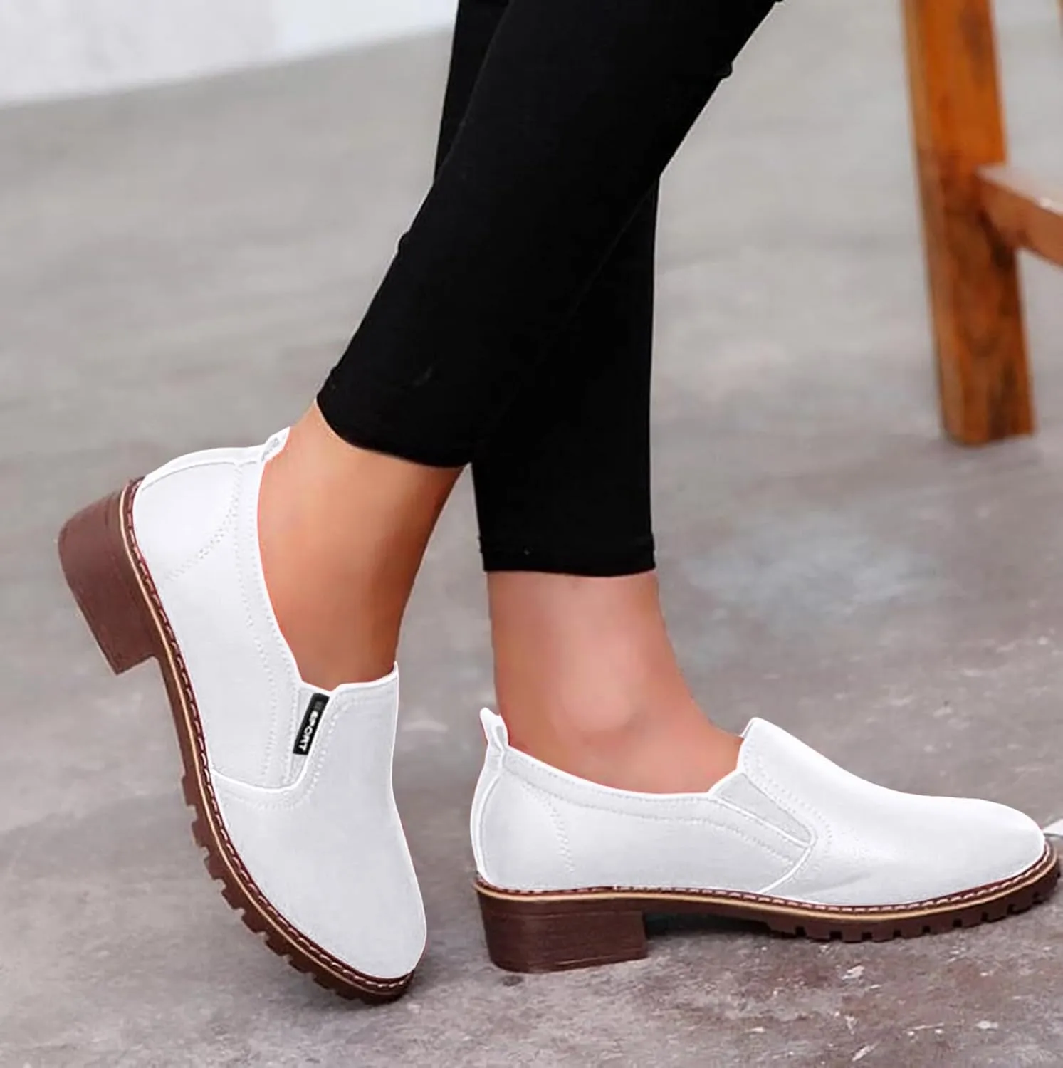 Womens Boots Women's Ankle Boots & Booties Women's Shoes Waterproof Platform Round Head Fashion Short Women's Boots